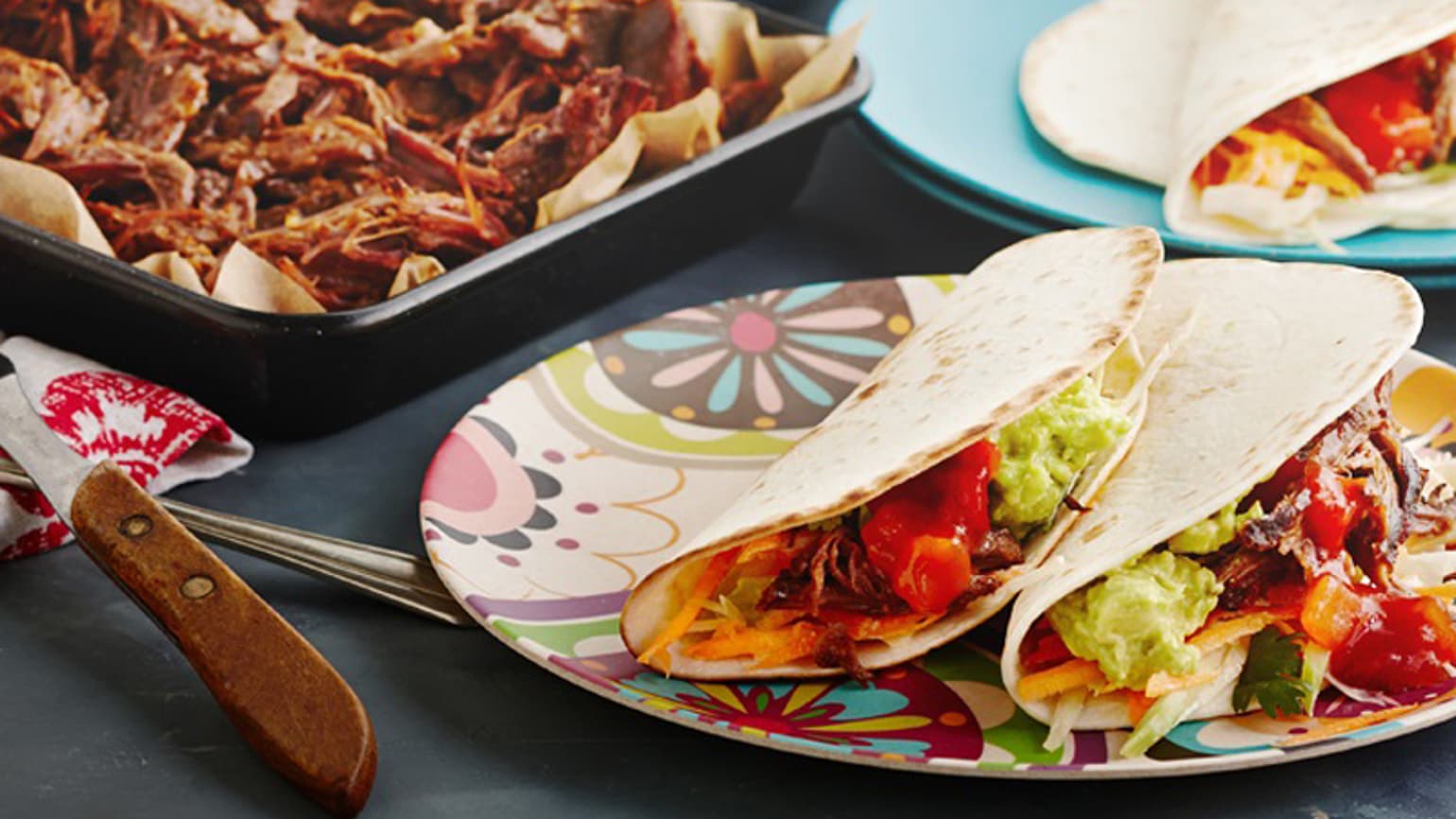 Slow Cooked Shredded Beef Soft Tacos Recipe